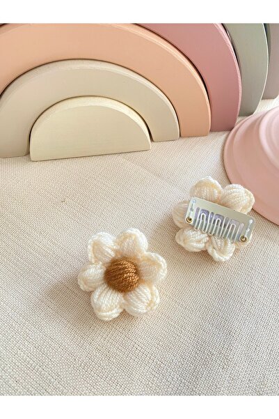 Derinkids Krem Saçsız Bebek Tokası