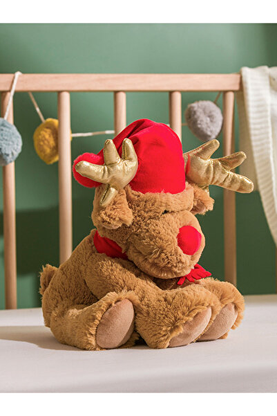 LC Waikiki Lc Home New Year Special Brown Deer Figured Stuffed Plush Throw Pillow from Renkli̇mağazadan