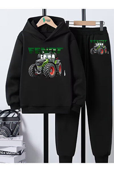 CACTUS COLLECTION cu glugă Swea tricou Copii set 3 fire de bumbac TRACTOR