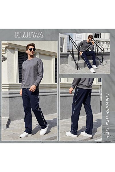 OEM Men's thermal running sports pants, blue, XL