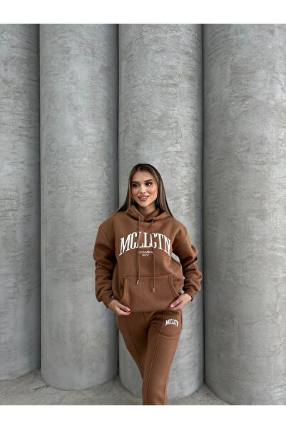 ANATOLIATEKSTILE Women's tracksuit "MCILCTN" - Hooded and sports pants