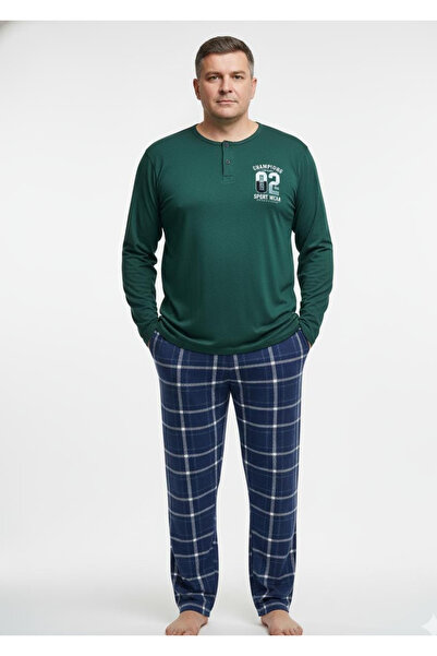 embody Long pyjama trous trousers, pockets on trousers 205 green