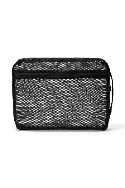 Muji Three-Dimensional Gusset Mesh Case, Large, Approx. W21 x L27 x D5 cm