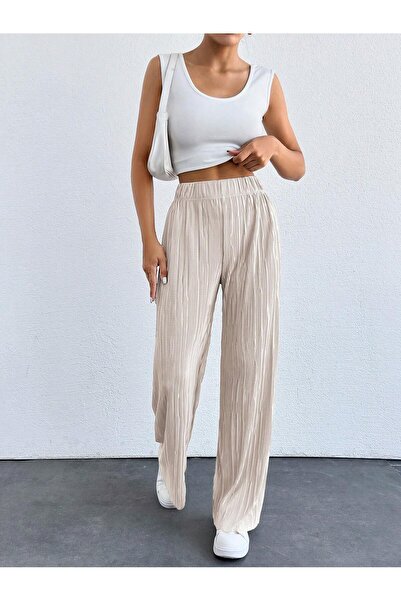 YDFASHION Kadın Piliseli Pantolon