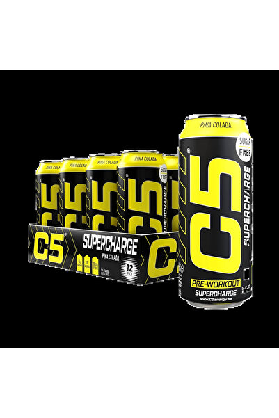 C5 Drink Supercharge Pina Colada Pre Workout - pack of 12