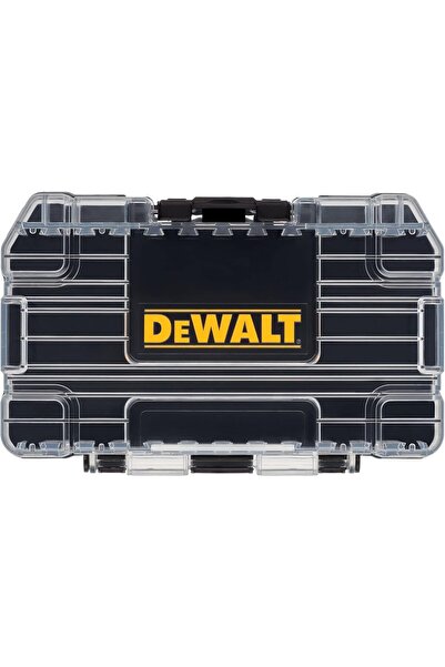 Dewalt Tuff Case Small Parts Case, Single Compartment, Sliding Latch (Black)