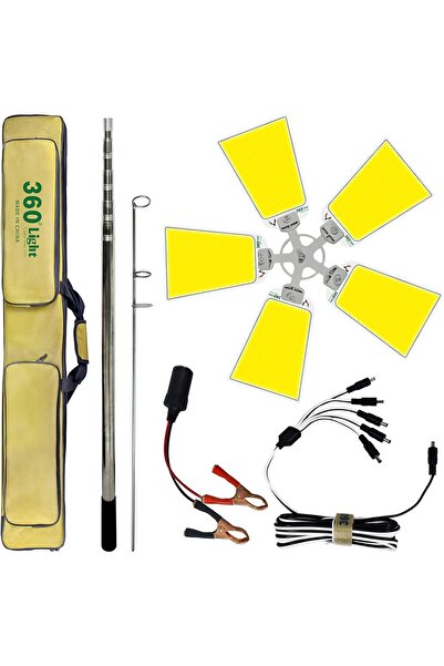 genernic Konbex Trust Value 15000 Lumen Portable Telescopic 12V Detachable Street/Camping Lamp