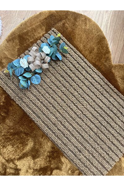Marrone Large Size Door Mat 100*50 cm Curved Model