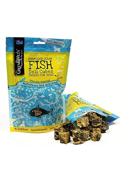 genernic مكعبات سمك ديلي من جرين آند وايلدز، مكافآت للكلاب - 75 جم