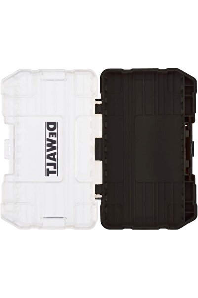 Dewalt Tuff Case Small Parts Case, Single Compartment, Sliding Latch (Black)