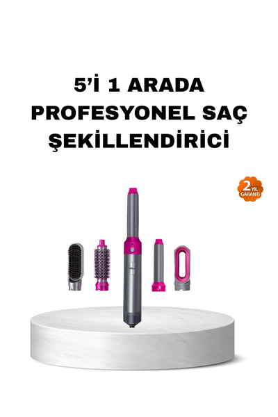 shopwave 5-in-1 Hair Styling Set with Negative Ion Technology and Quick Drying