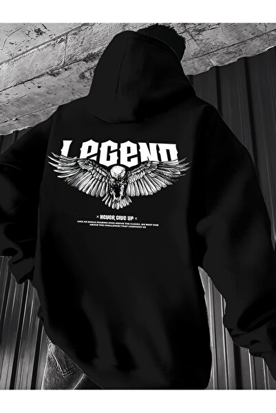 cc collection Hanorac supradimensionat cu glugă Legend Eagle pentru bărbați, ...