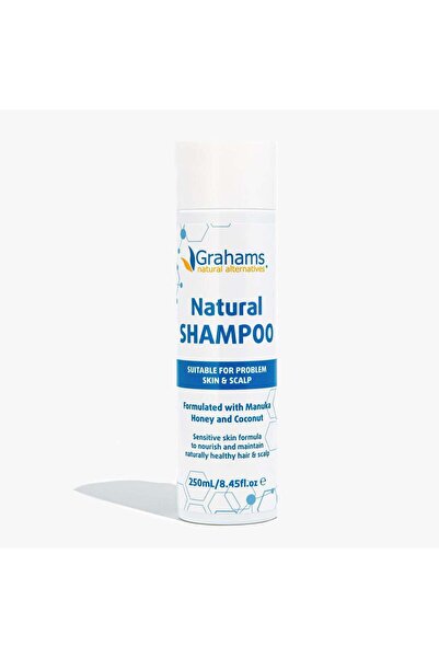 Grahams شامبو طبيعي للشعر بجوز الهند وعسل المانوكا | بمكونات طبيعية، مُختبر س...