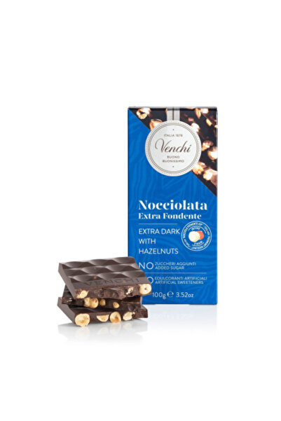 Venchi Tableta Dark Hazelnut SUGAR FREE 100 g