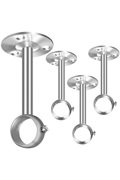 FLY HAWK Suport pentru bară de perdea, metalic, montare pe tavan/perete, diam...