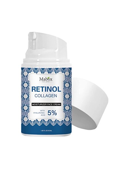 MABOX Alhena Retinol & Collagen Face Cream, 5% Hyaluronic Acid, 55 ml