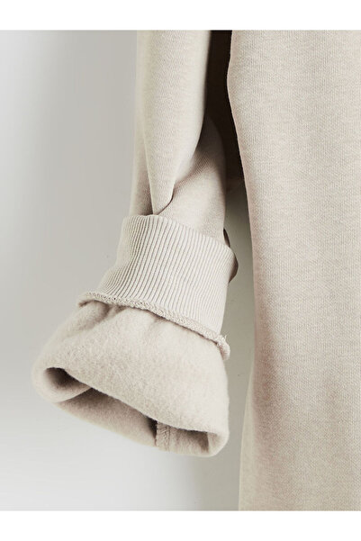 LC Waikiki Lcw Kids Beige Hooded Boys Tracksuit Set