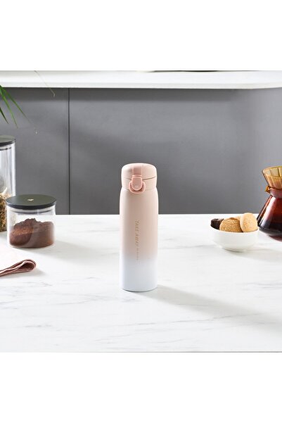 Karaca Skyfall Stahl Auslaufsichere Thermoskanne 500 Ml Rosa