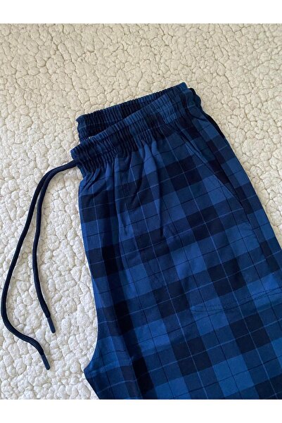 DÜVEN Унісекс 100% бавовна, не кошлатиться, якісна тканина, сезонна піжама, штани, індіго, чоловічі спортивні штани