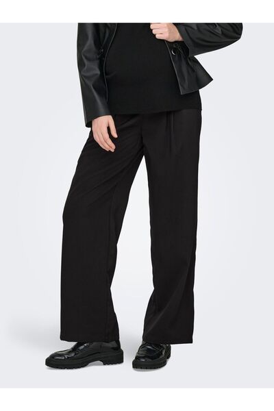 ONLY MATERNITY Hose mit weitem Beinschnitt OLMPLEAT Gerade geschnitten, verjüngt Hose mit weitem Beinschnitt