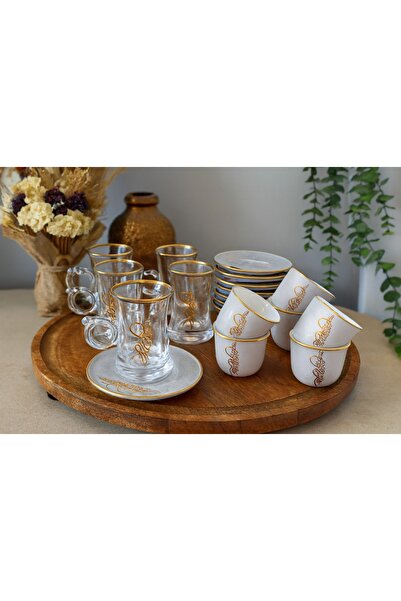 Dania Luxury hospitality set - 18 pieces (6 coffee cups + 6 tea cups + 6 tea saucers)