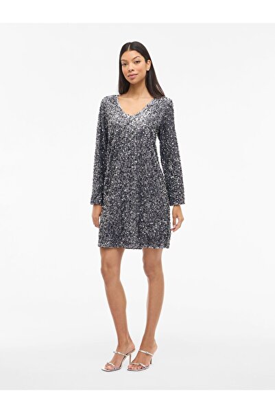 VILA Minikleid VIFAITH Pailletten