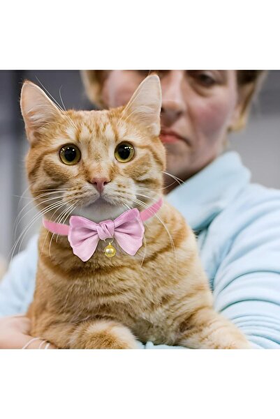KASTWAVE Cat Bow Tie Collar Set of 2 – Cute Adjustable Collar with Bell for Kittens & Small Pets