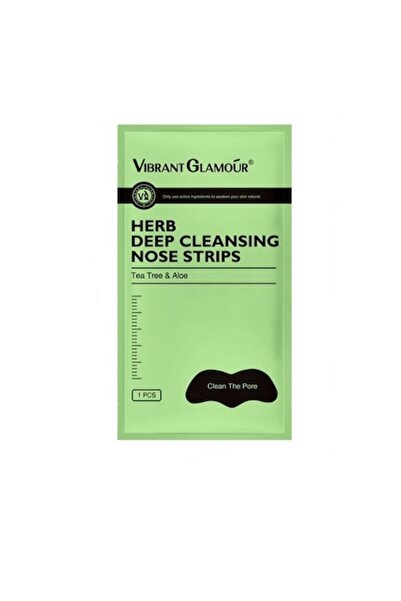 Vibrant Glamour Blackhead Nose Strip with Tea Tree & Aloe Vera, 1 Pack