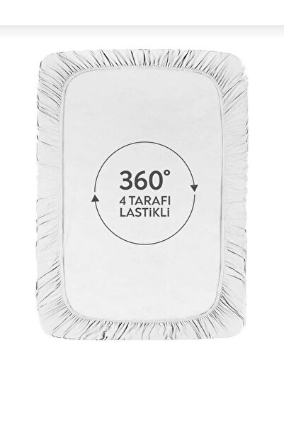 HANER BUTİK Single-Double-Battal Size Cotton Towel Elastic Sheet