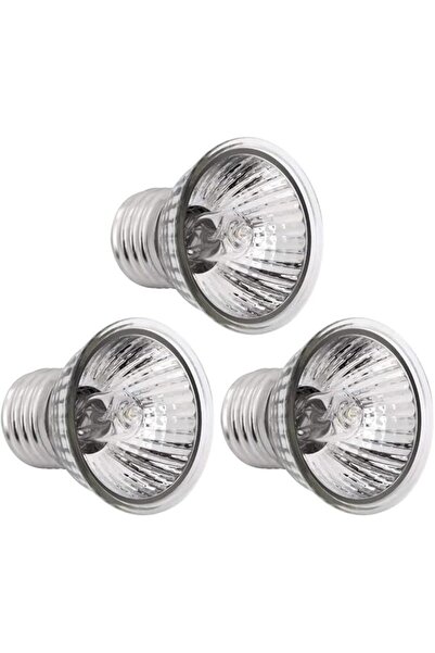 ELECDON 3-Pack 75W Long & Medium Range UV Heat/Light Bulbs for Reptiles & Amphibians