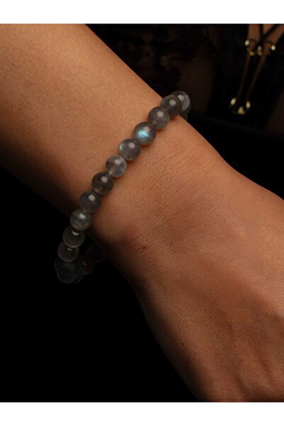 Astrolog Elvan Doğal Taş Labradorit Kadın Bileklik Stilinize Bilgelik Ve Koru...