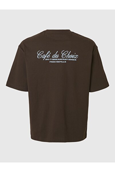 SELECTED T-Shirt mit Rundhalsausschnitt Print