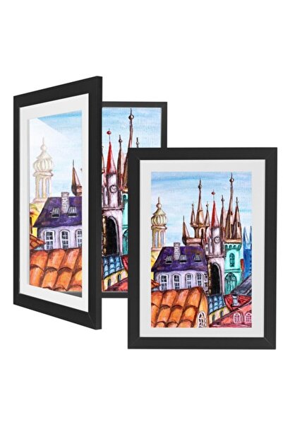 DEECOZY Wooden A4 Photo Frame, DEECOZY, Storage Box, Magnetic, Elastic Straps, 2 pcs/box, Brown