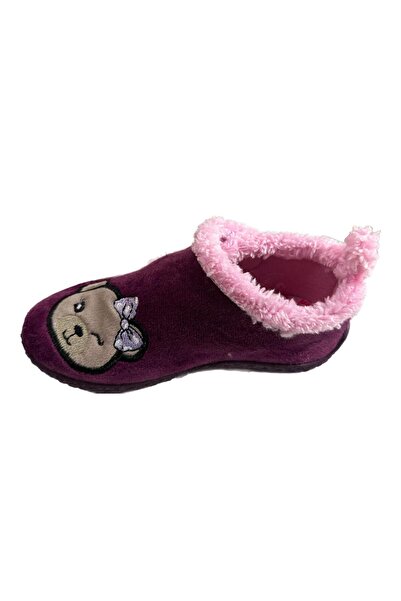 GEZER Winter Girls' Pvc Comfortable Sole Velcro Adjustable Home School Nursery Slippers Shoes
