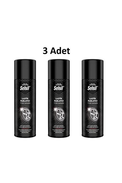 Selsil Lastik Parlatıcı 500 Ml 3 Adet