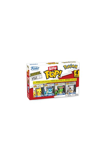 MASKOETİCARET Bitty Pop: Pokemon- Pikachu 4'lü Paket