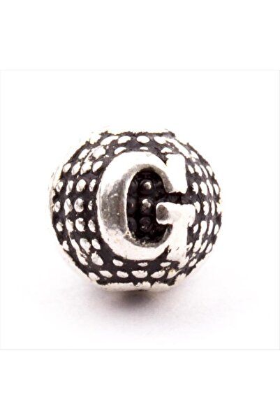 ZERO LAND Nrzsnt 8 mm Metal Letter Metal Prayer Beads (131020) Letter -G