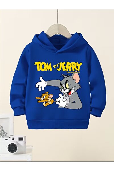 oneagılyazı Tom & Jerry baskılı Kapüşonlu Sweatshirt