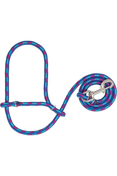 Weaver Leather حبل من الرصاص للماشية مزود بمشبك معدني، أزرق/ليموني