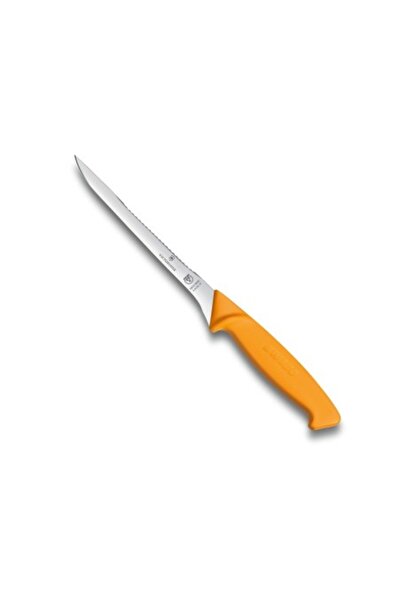 Victorinox Swibo Fish Filleting Knife 5.8448.16, Blade 16 cm, Orange