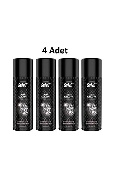Selsil Lastik Parlatıcı 500 Ml 4 Adet
