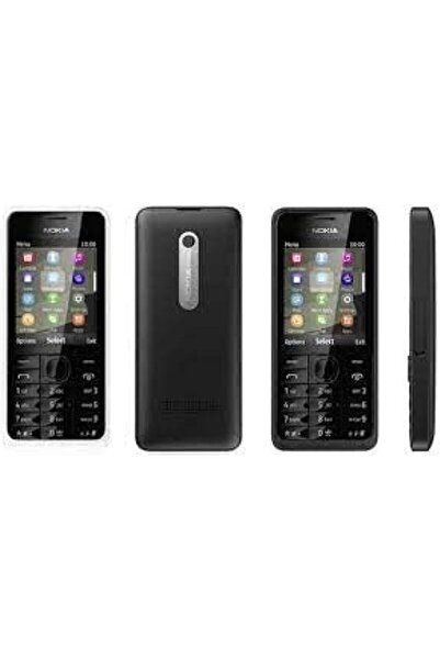 Nokia Asha 301 Single-SIM 256MB ROM + 64MB RAM (Unlocked) - Black