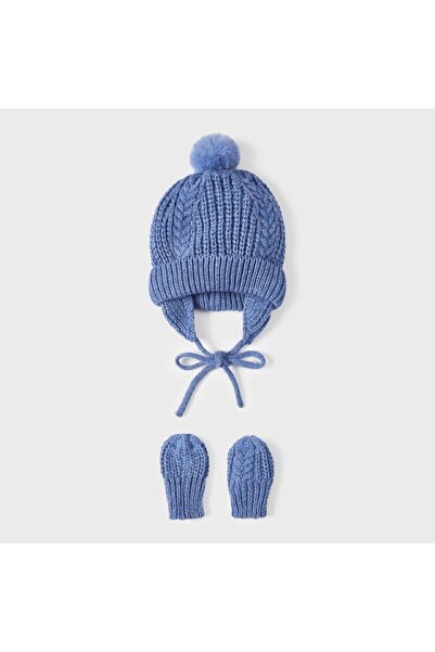 MAYORAL Newborn Beanie & Gloves Set
