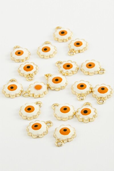 ZERO LAND Nrzsnt Flower Evil Eye Single Handle Enamel Bracelet and Pendant Apparatus (130748) 1 Piece-Yellow