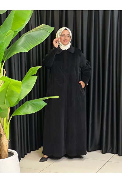 Butik büyük beden Fox Long Coat