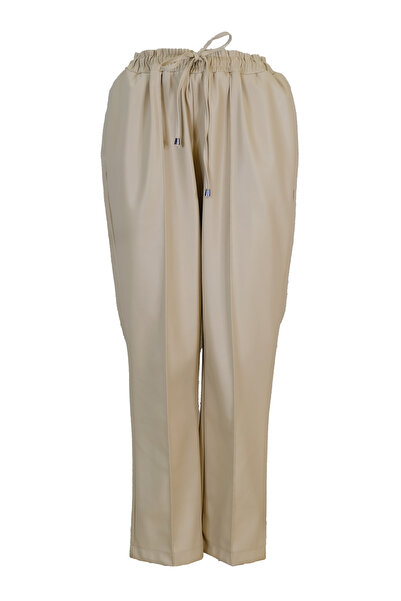 Eskişehir Mağazacılık 5338 Synthesis Pants Front Stitched Leather