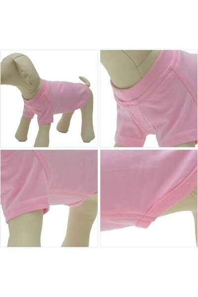OEM Haină pentru câini Lovelonglong, mărimea XS, basic, bumbac, roz pal