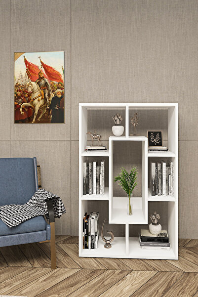 BlackSea Dekoratif Kitaplık,İskandinav Kitaplık,Aksesuar Köşesi,Portatif Mini...