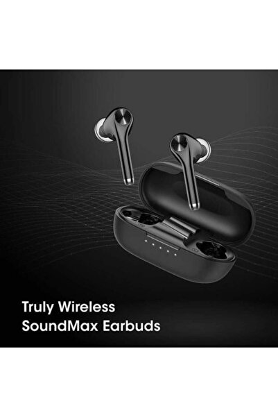 Soundmax Premium True Wireless Earphones with Qi Wireless Charging Case