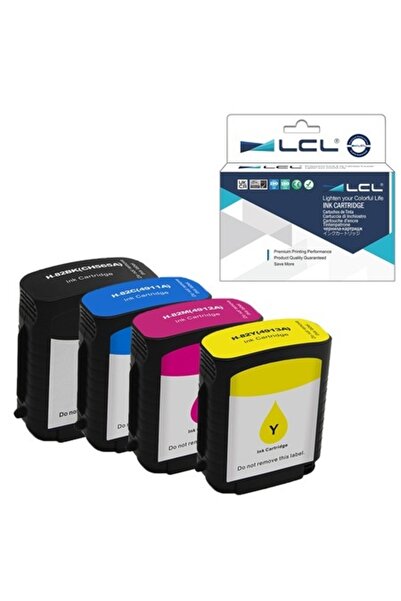LCL Комплект мастилни касети, без запушване, съвместими с HP DesignJet 510, 82